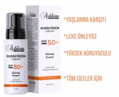 ASLDERM YAŞLANMA VE LEKE KARŞITI GÜNEŞ KREMİ 50 +SPF